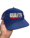 Vintage 90s New York Giants Trucker Snapback Hat