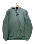 Vintage Rare 90s Carhartt Baby Blue Zip Up Hooded Jacket KIF Vintage