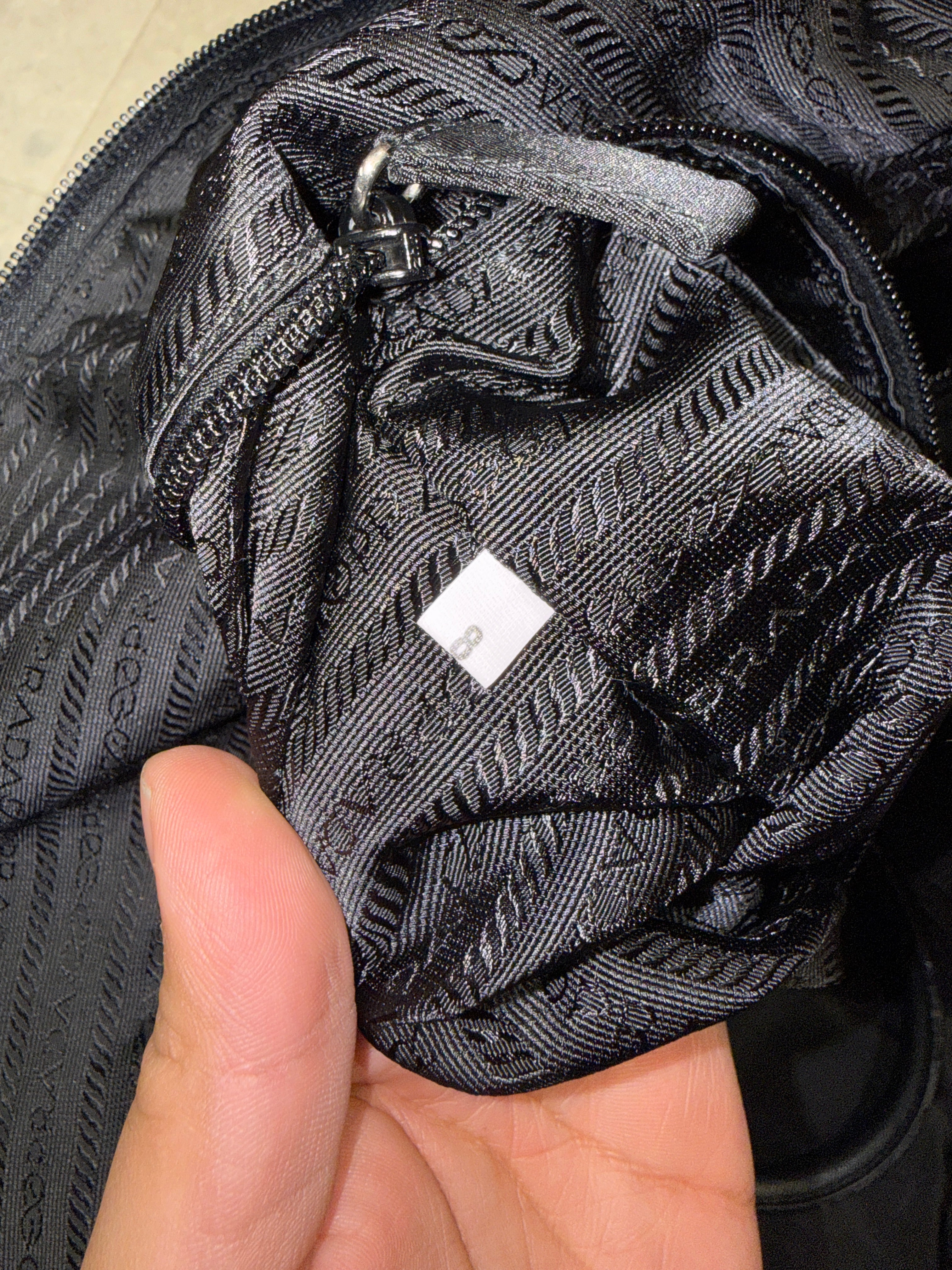 Vintage Prada Nero Nylon Duffle Bag KIF Vintage