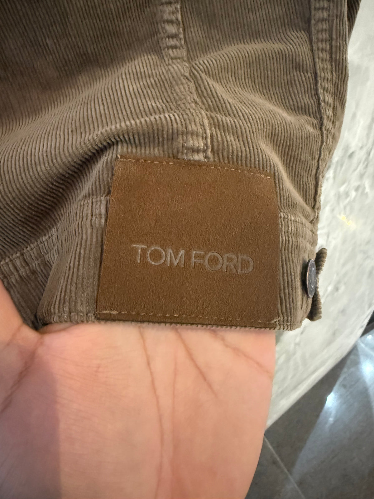 Tom Ford Corduroy Brown Trucker Jacket