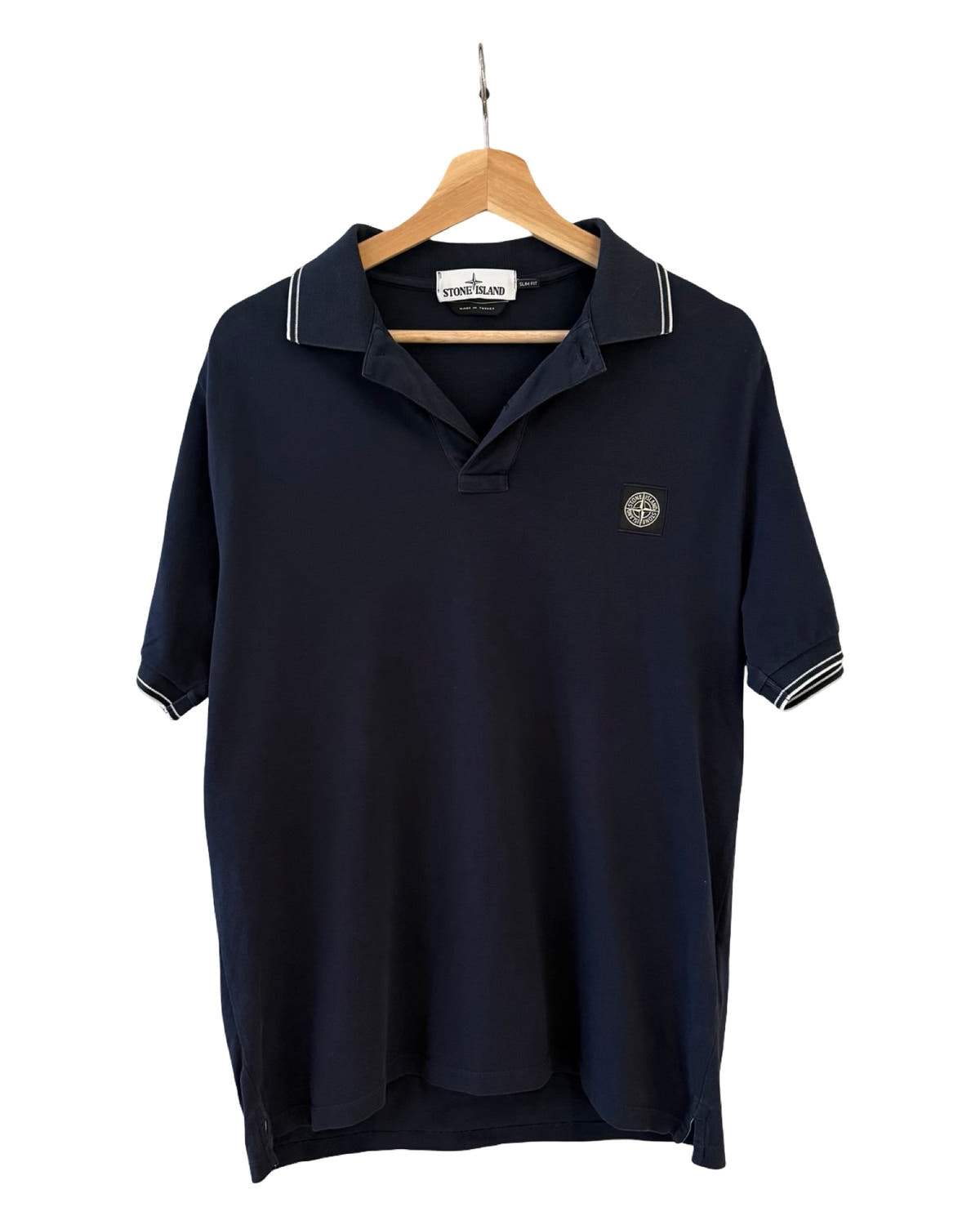 Polo Stone Island azul marino