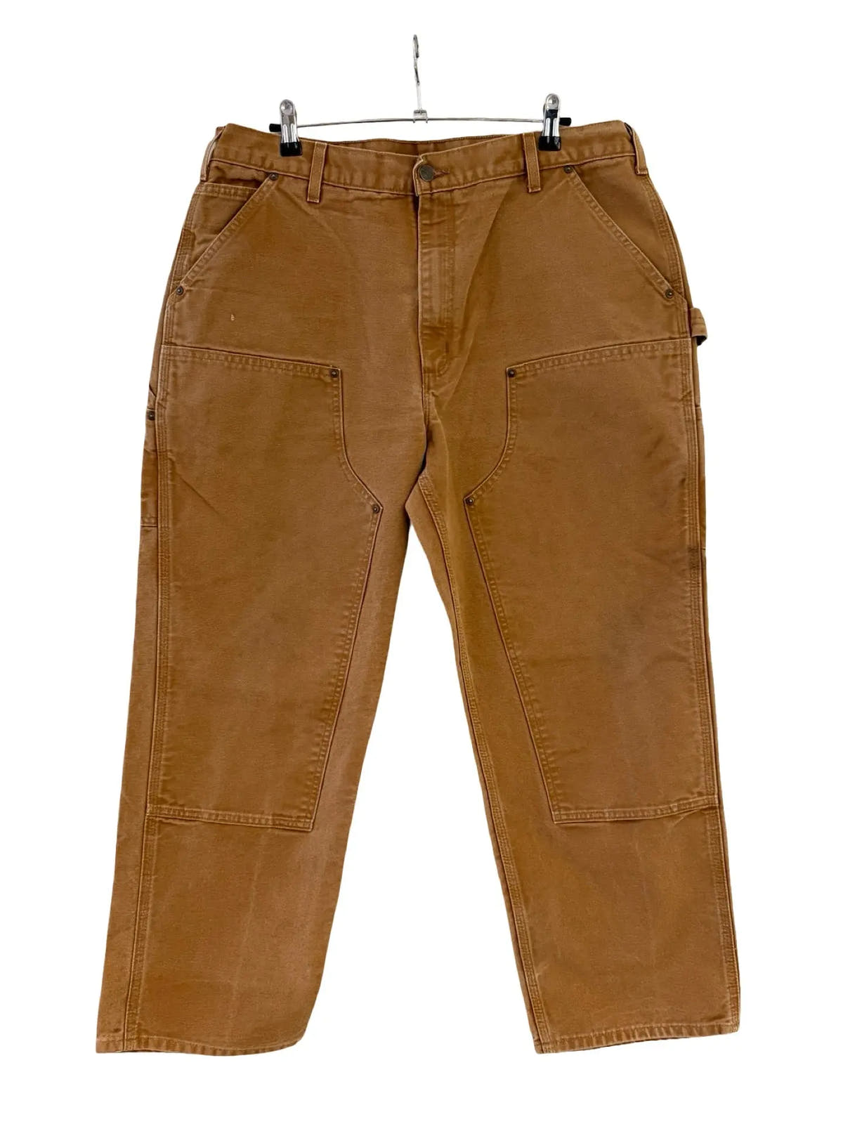 38 x 30 Vintage Carhartt Double Knee Tan Pants 3rdStrike