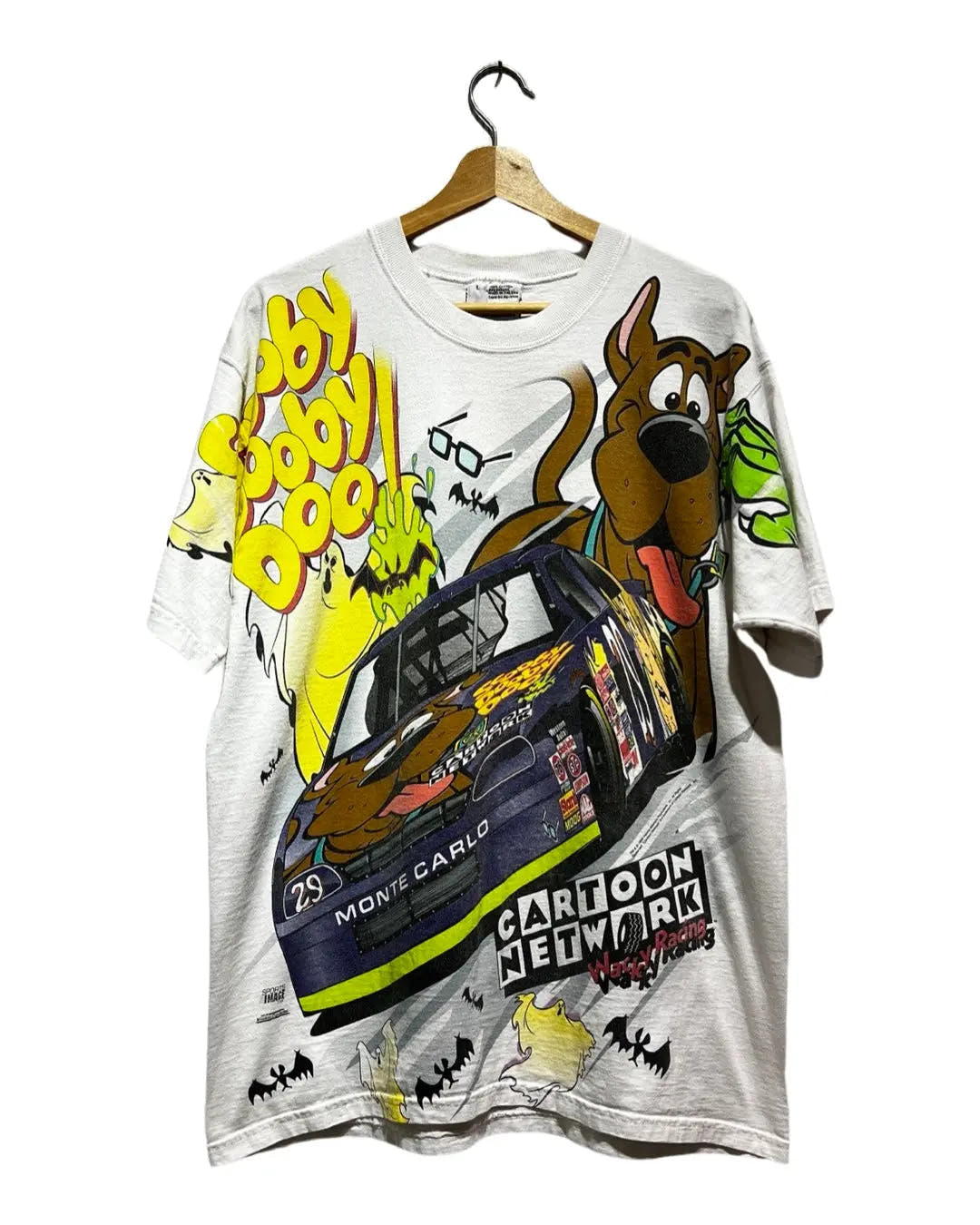 Rare Vintage 1997 Scooby Doo Nascar Cartoon Network Tee 3rdStrike