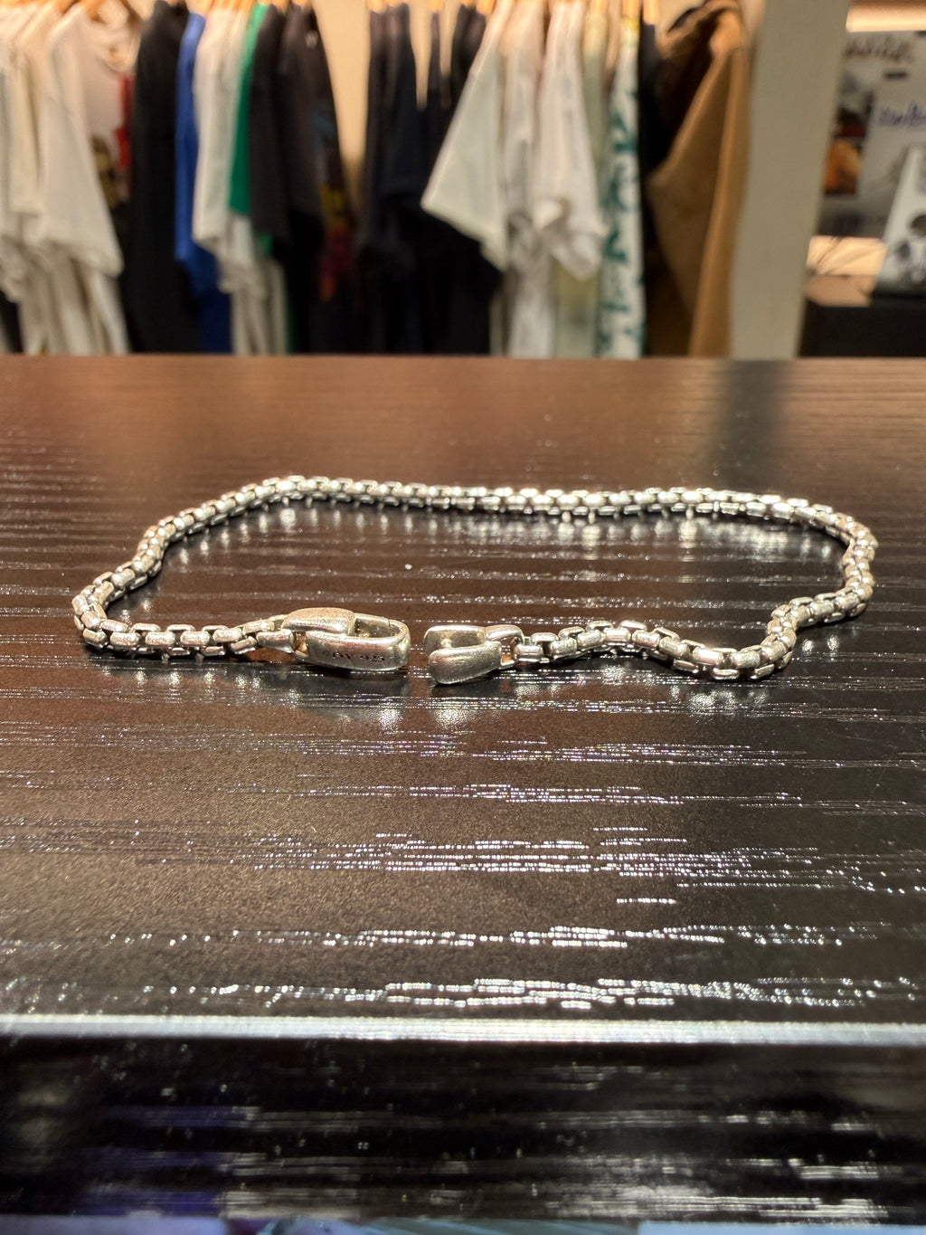 David Yurman Sterling Silver Bracelet 2.7mm KIF Vintage