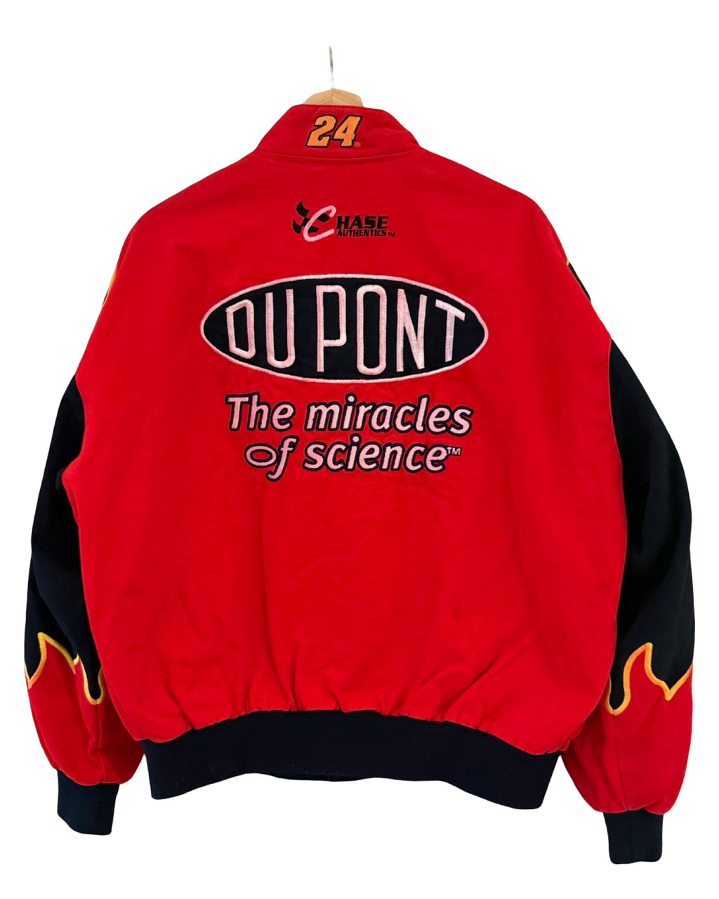 Vintage 90s NASCAR Jeff Gordon #24 DuPont Chase Authentics Racing Jacket