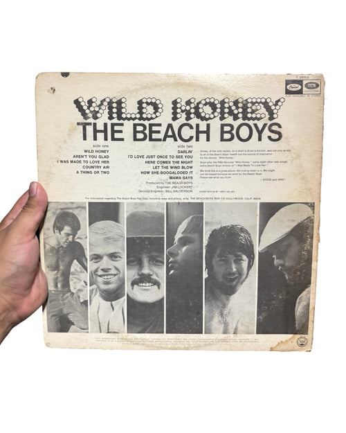 Vintage 1967 The Beach Boys Wild Honey Vinyl Record