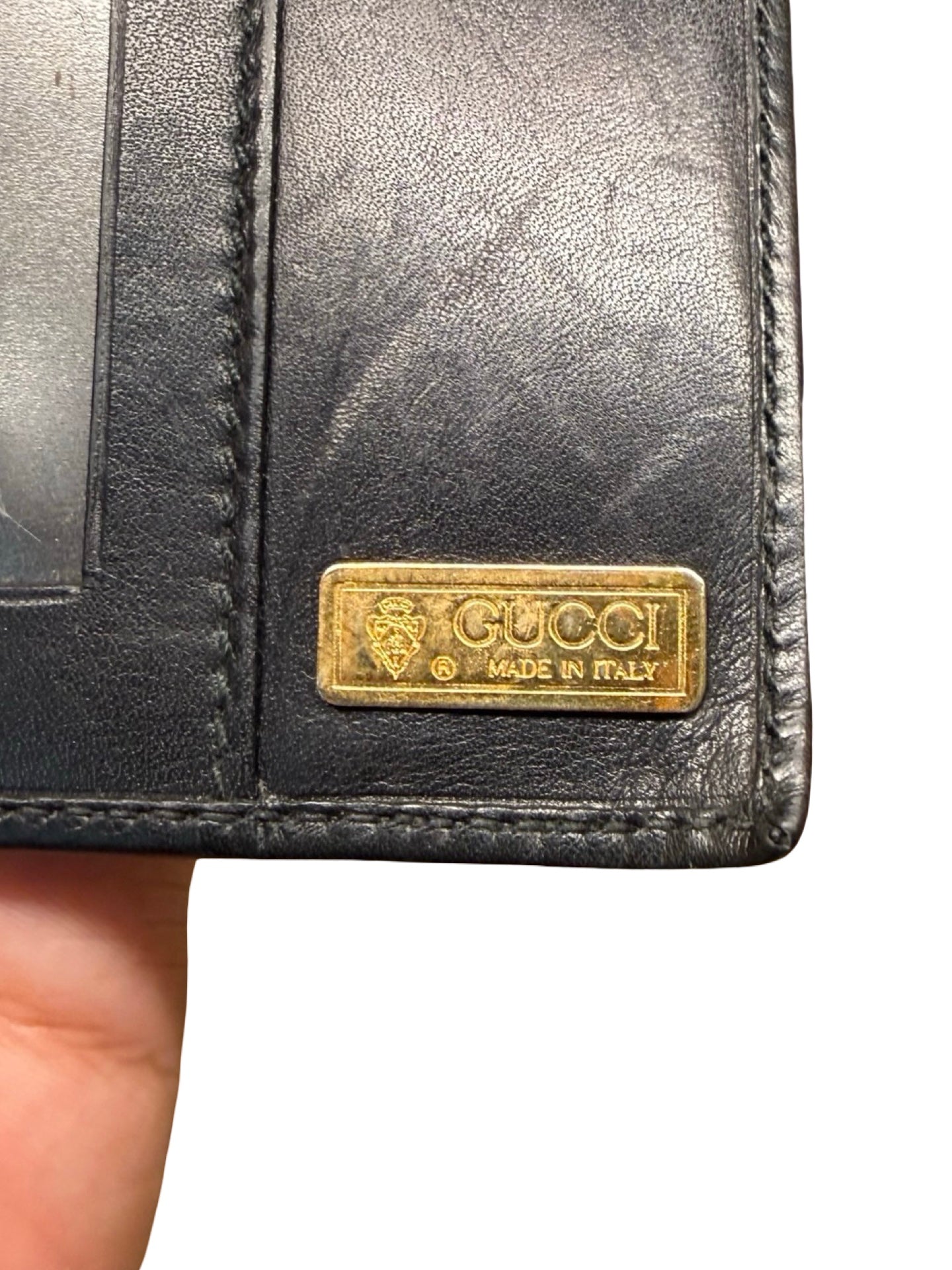 Vintage 80s Gucci GG Monogram Canva Bifold Long Women’s Wallet