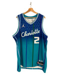 LaMelo Ball Charlotte Hornets #2 Jordan NBA 75th Anniversary City Edition Jersey