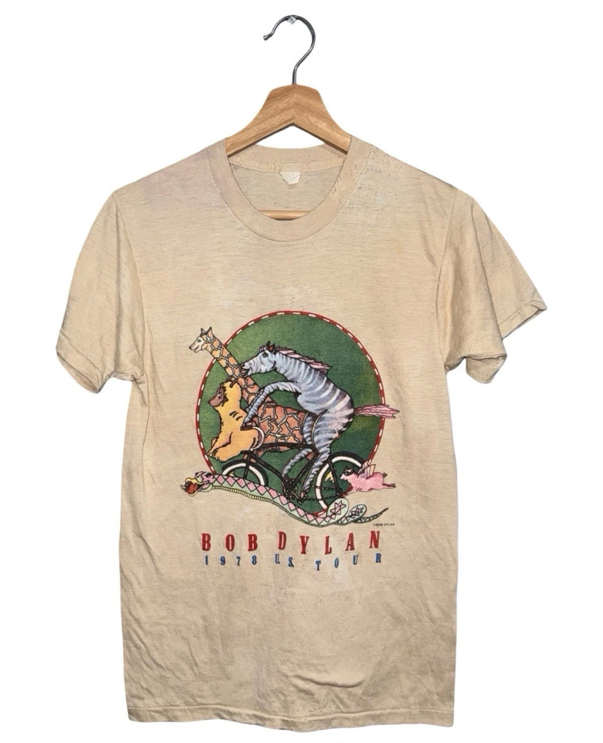Vintage 1978 Bob Dylan US Tour Tee 3rdStrike