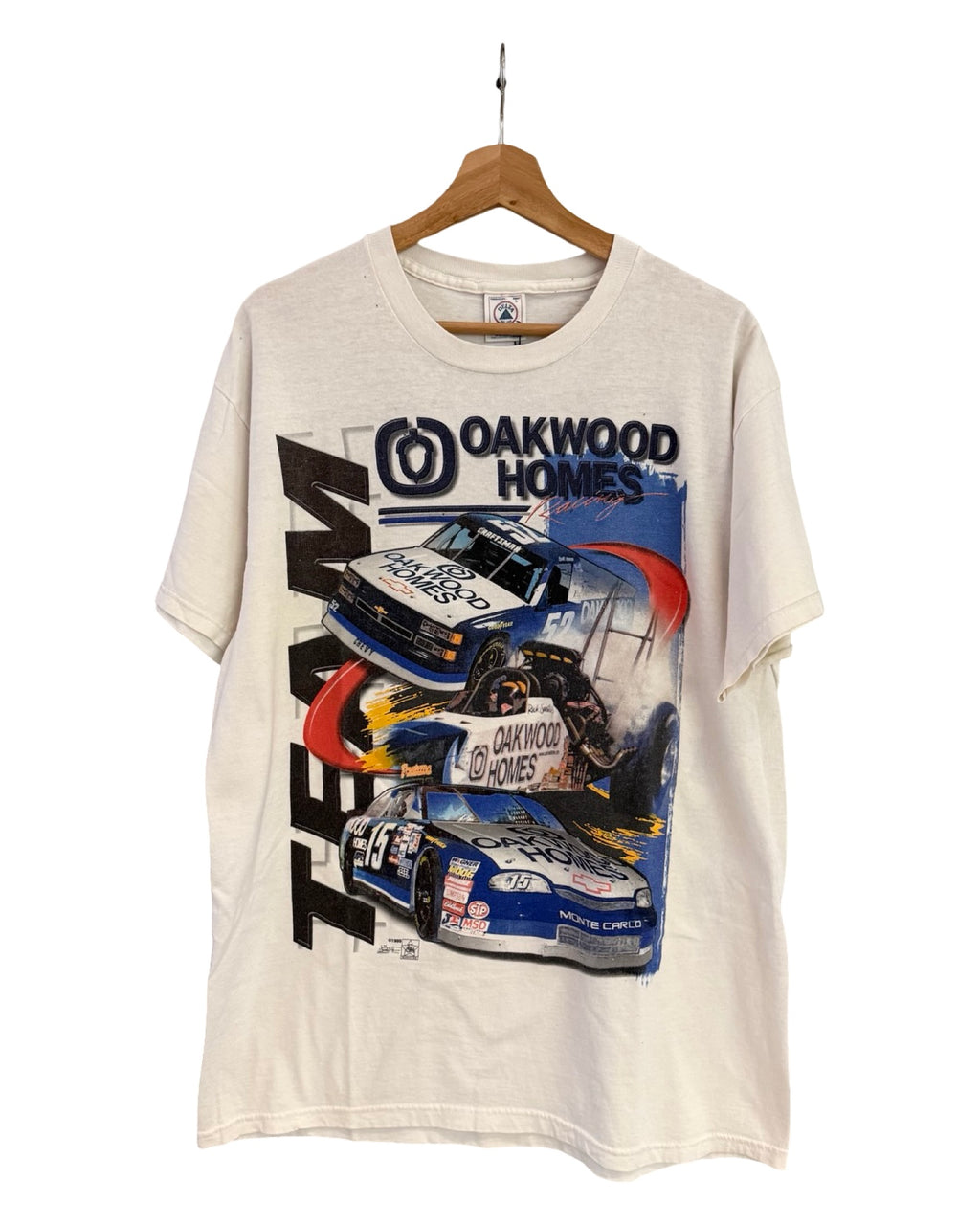 Vintage 1999 Nascar Team Oakwood Racing Tee