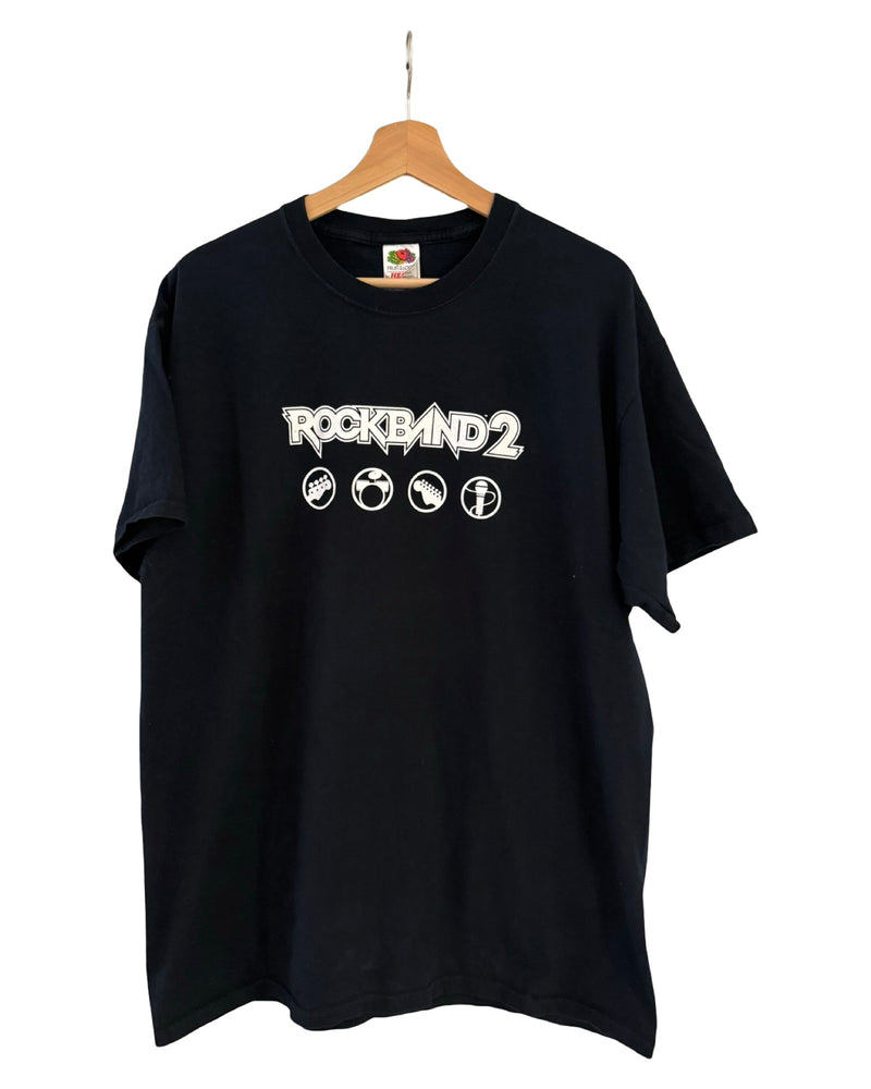 Vintage 2008 Rockband 2 Video Game Promo Tee