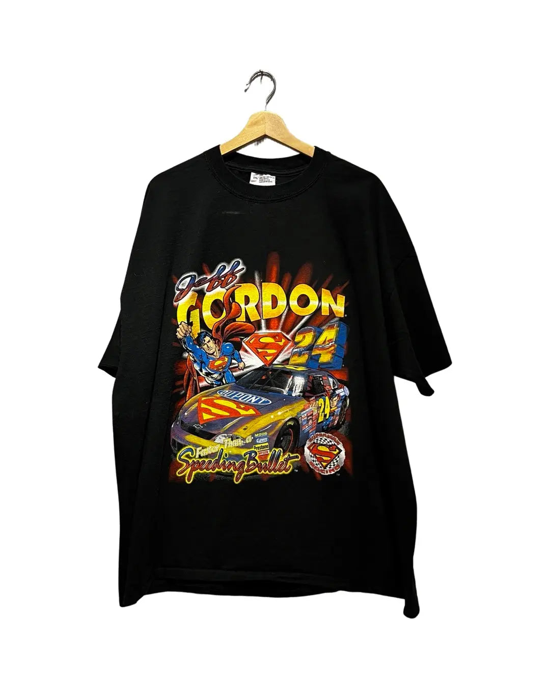 Vintage 90s Nascar x Superman Jeff Gordon Promo Tee KIF Vintage