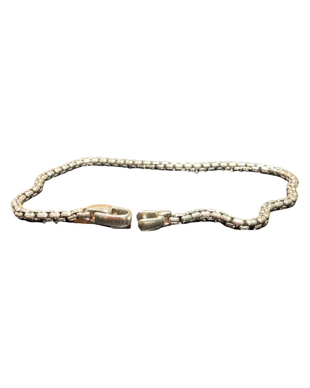 David Yurman Sterling Silver Bracelet 2.7mm KIF Vintage