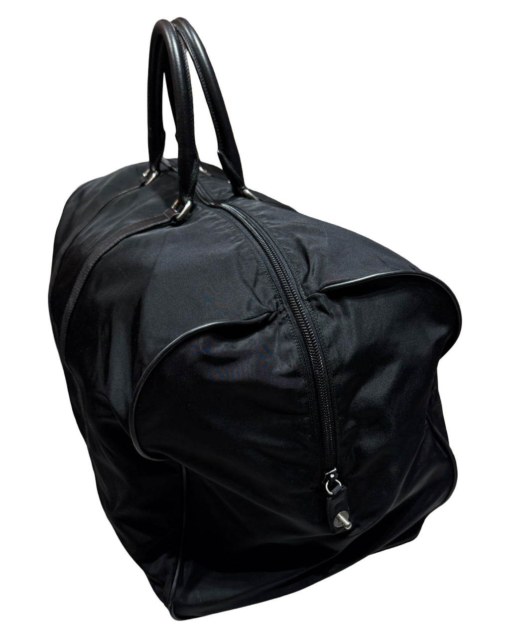 Vintage Prada Nero Nylon Duffle Bag KIF Vintage