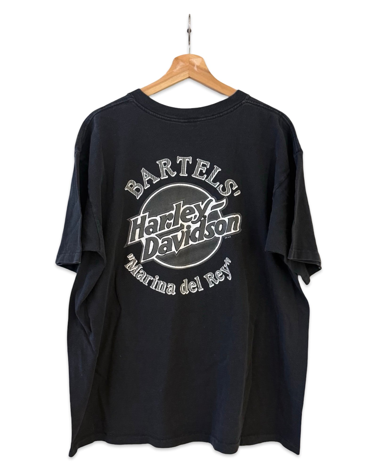 ビンテージ 1997年 ハーレーダビッドソン バーテルズ ウルフ Tシャツ