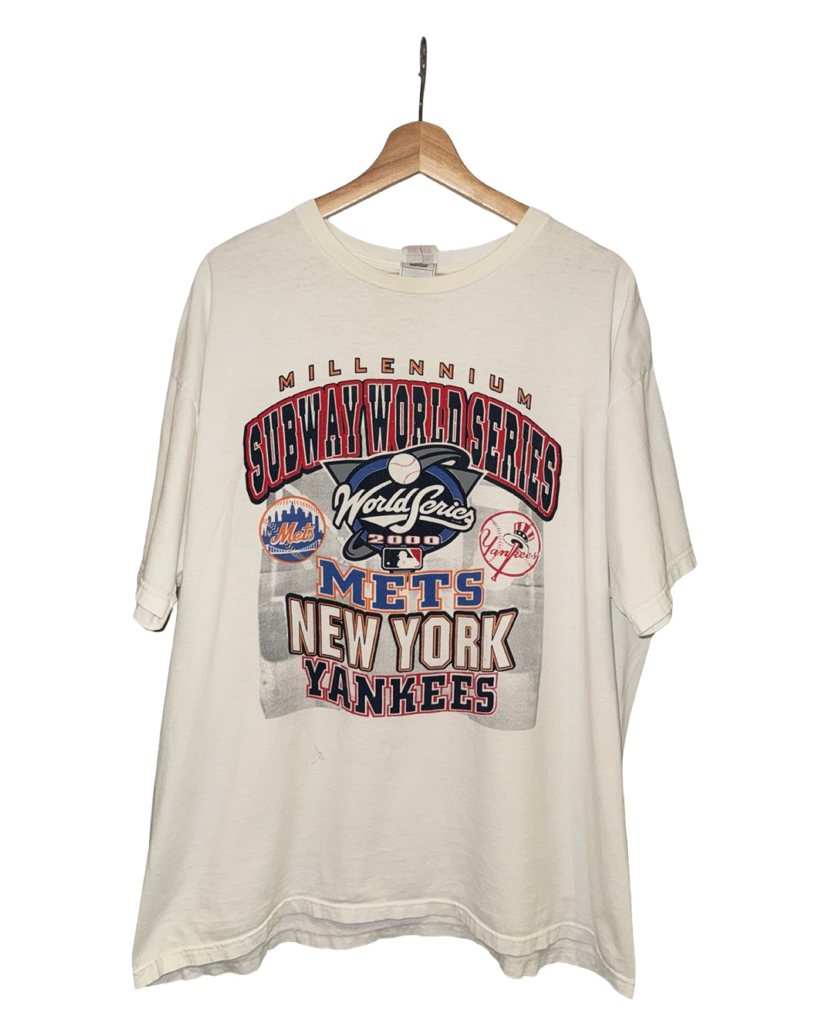 Vintage 2000 New York Subway Series Yankees & Mets