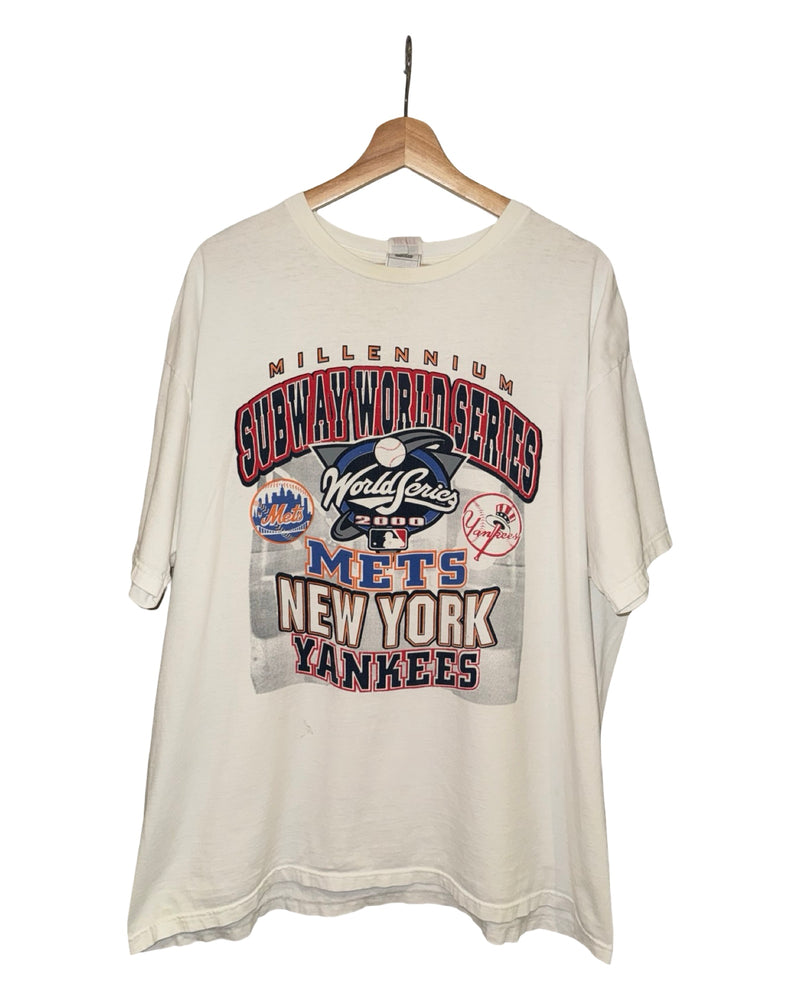 Vintage 2000 New York Subway Series Yankees & Mets