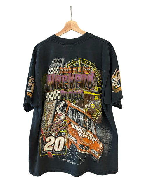 Vintage 2000 NASCAR Tony Stewart All Over Print Tee