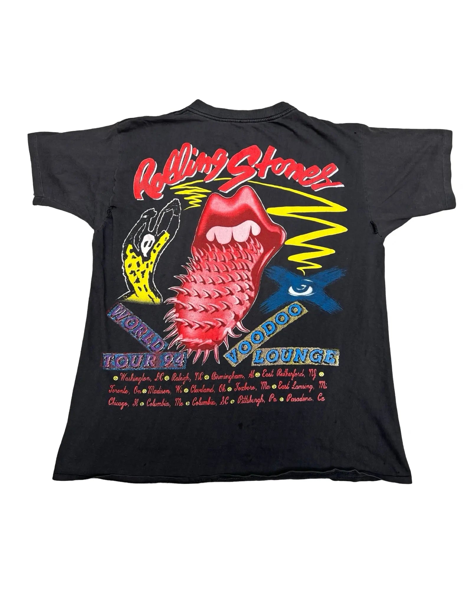 Vintage 1994 Rolling Stones Voodoo Lounge Tour Tee KIF Vintage