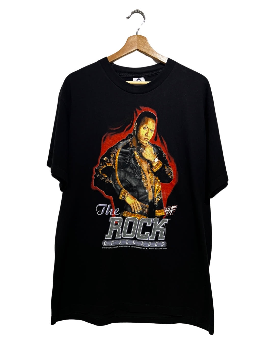 Vintage 2000 The Rock Of All Ages WWF Promo Tee 3rdStrike