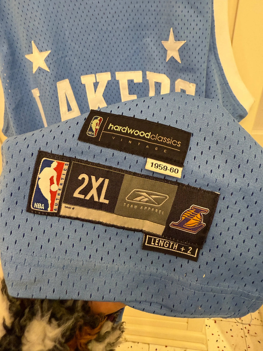 Vintage Reebok Kobe Bryant 8 HWC Blue Lakers Jersey KIF Vintage