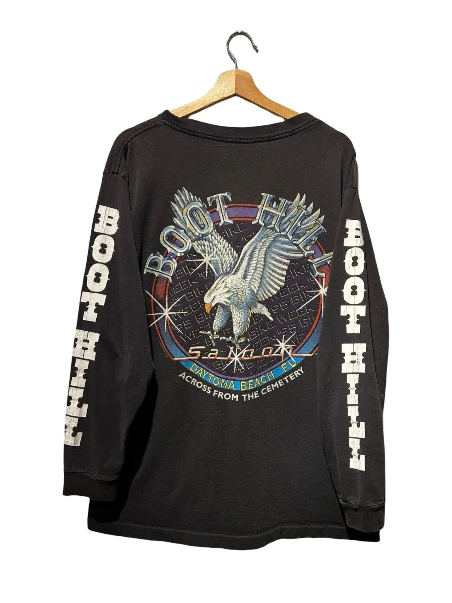 Vintage 90s Boot Hill Bike Week L/S Tee KIF Vintage