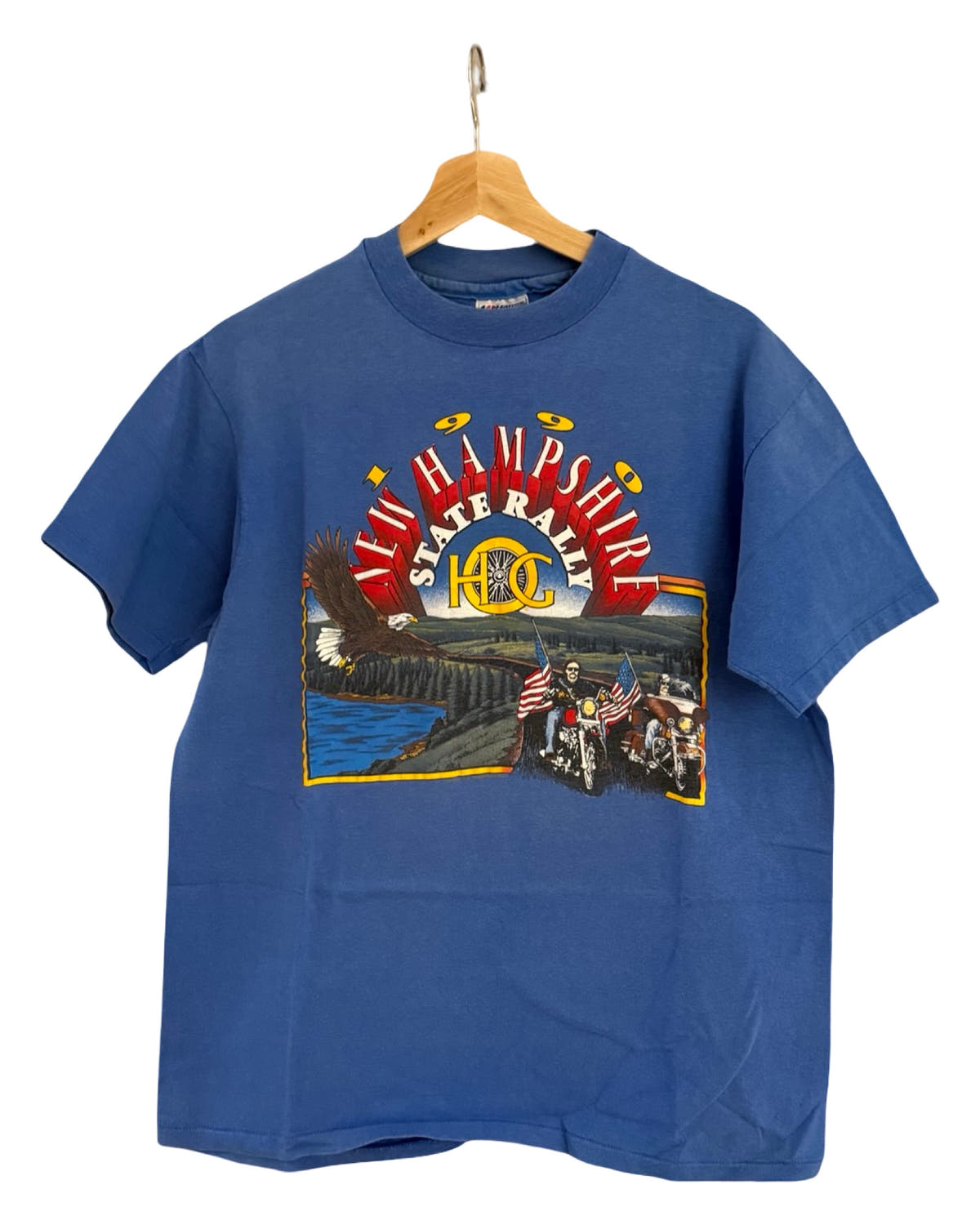 Vintage 1990 Harley Davidson State Rally New Hampshire Tee
