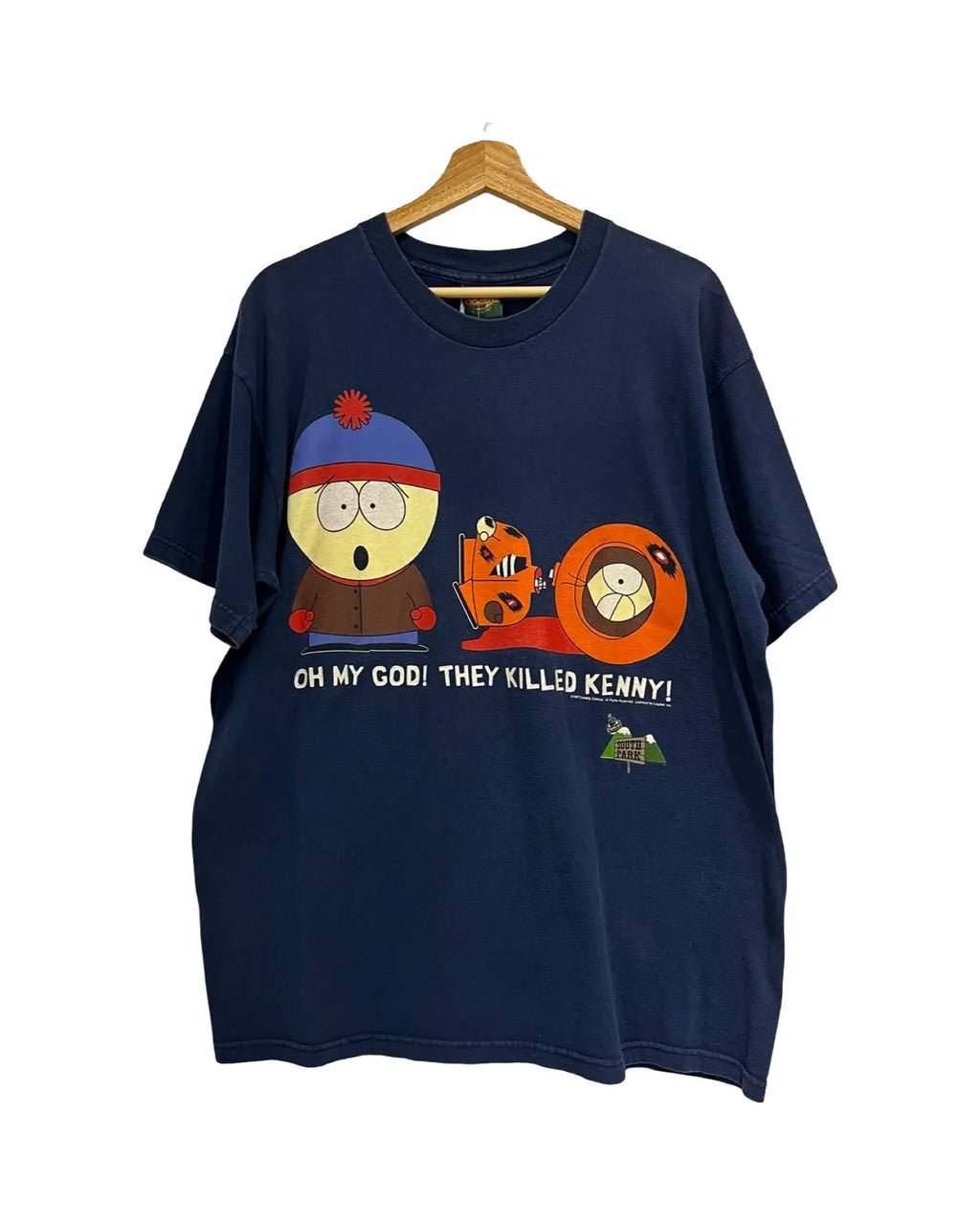 Vintage 1997 South Park Killed Kenny Promo Tee KIF Vintage
