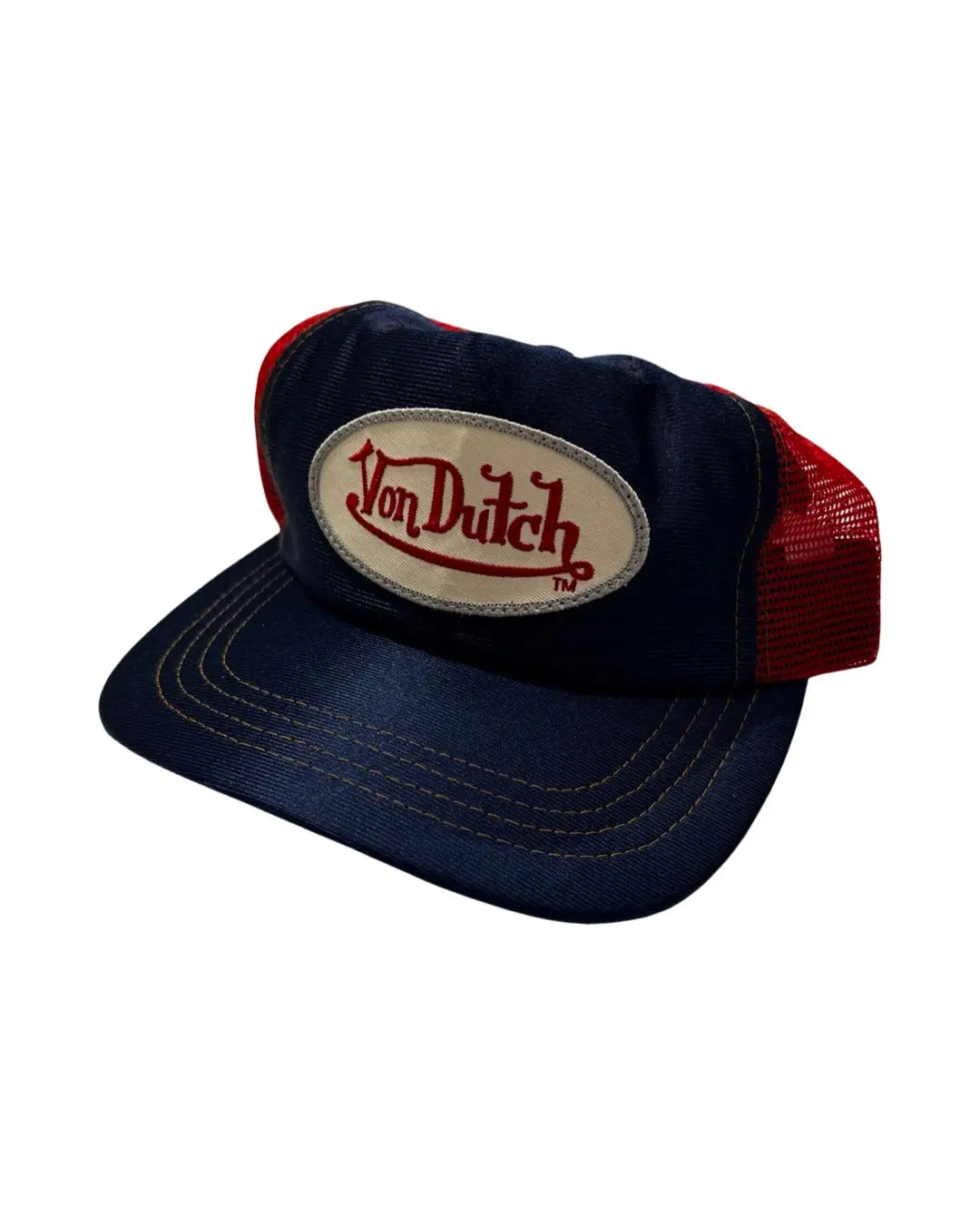 BJ y2k Von Dutch Satin Trucker Hat KIF Vintage