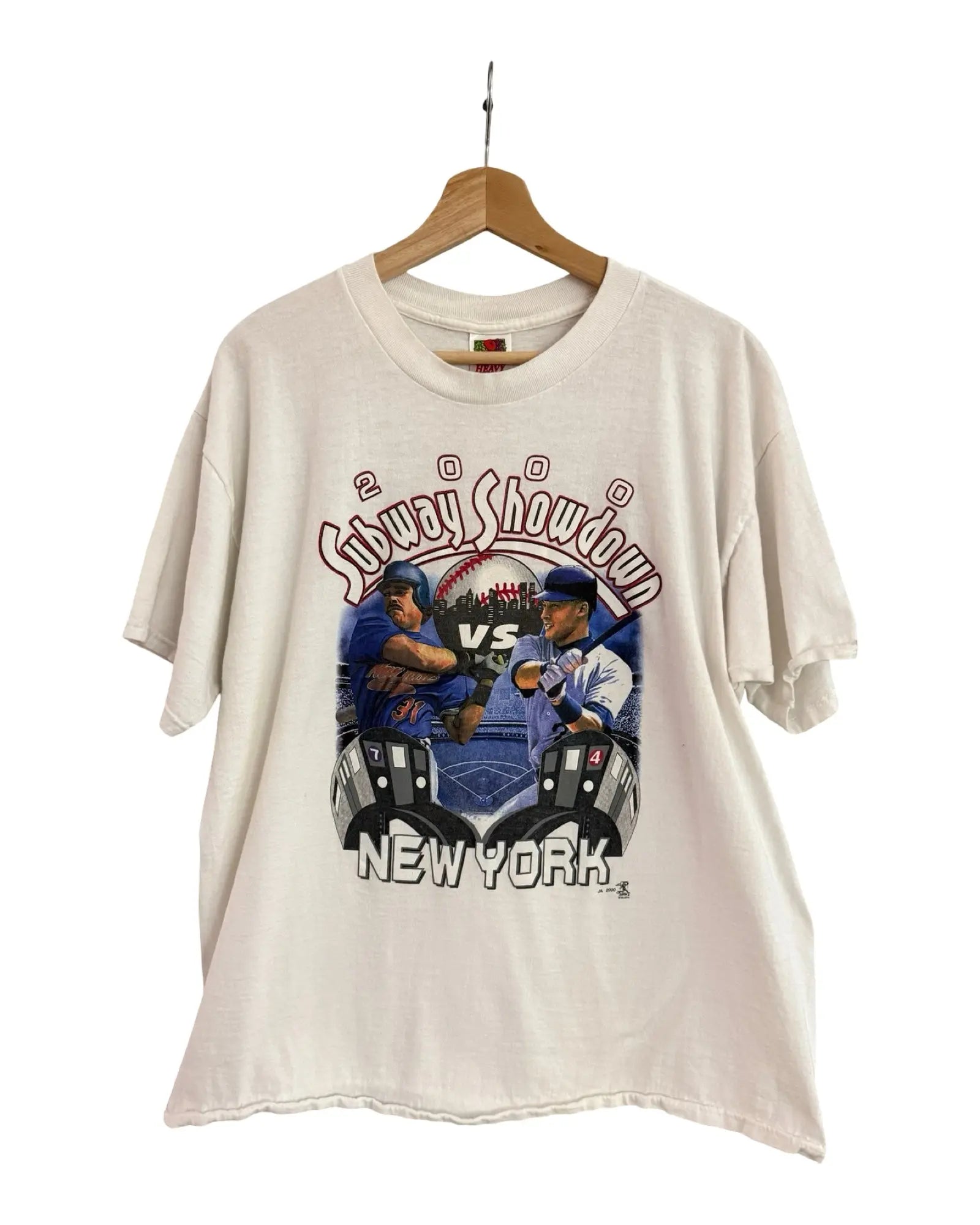 Vintage 2000 Subway Showdown Yankees Mets Tee KIF Vintage