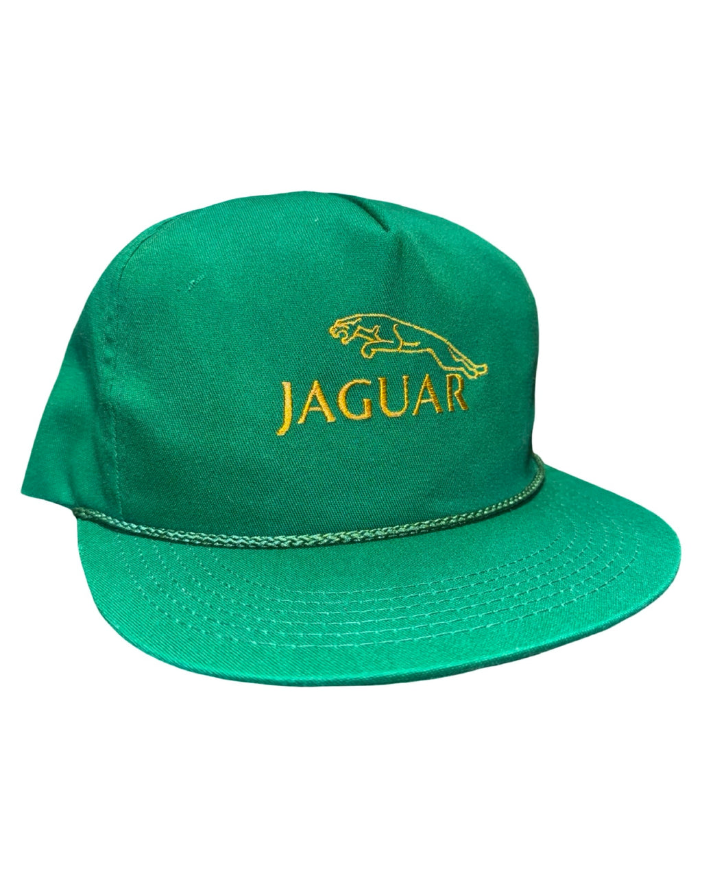 Vintage 80s Jaguar 🐆 Cars Strapback Hat Made in USA