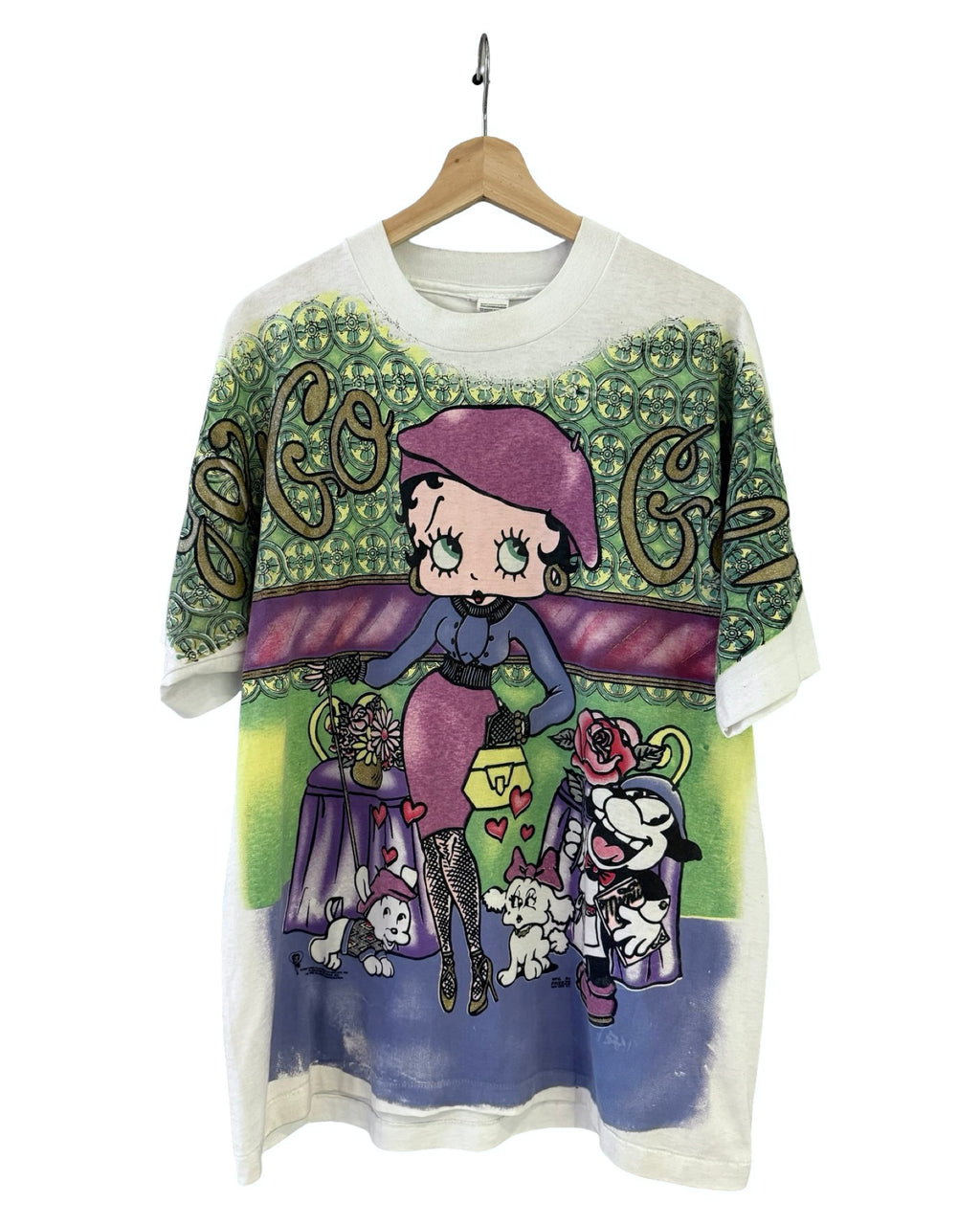 Vintage 1995 Betty Boop Boop-A-Licious All Over Print Tee