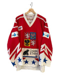Vintage Rare 90s Czech Republic Olympic Hockey Jersey