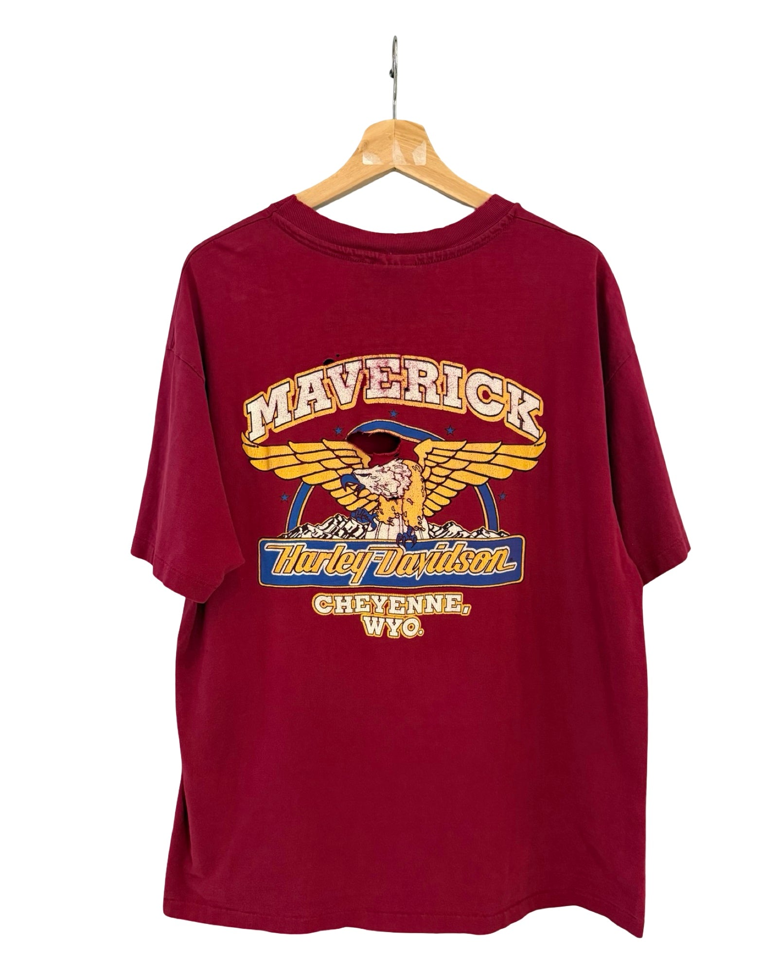 Vintage 90s Distressed Harley Davidson One World Tee – 3rdStrike