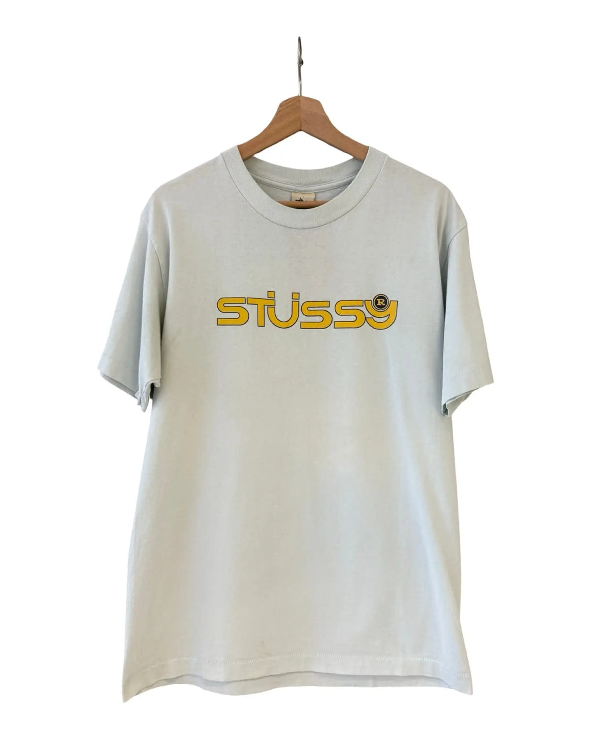 Vintage 90s Stussy Baby Blue Tee 3rdStrike