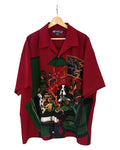 Vintage 90s Big Dogs Poker Table Button Up Shirt