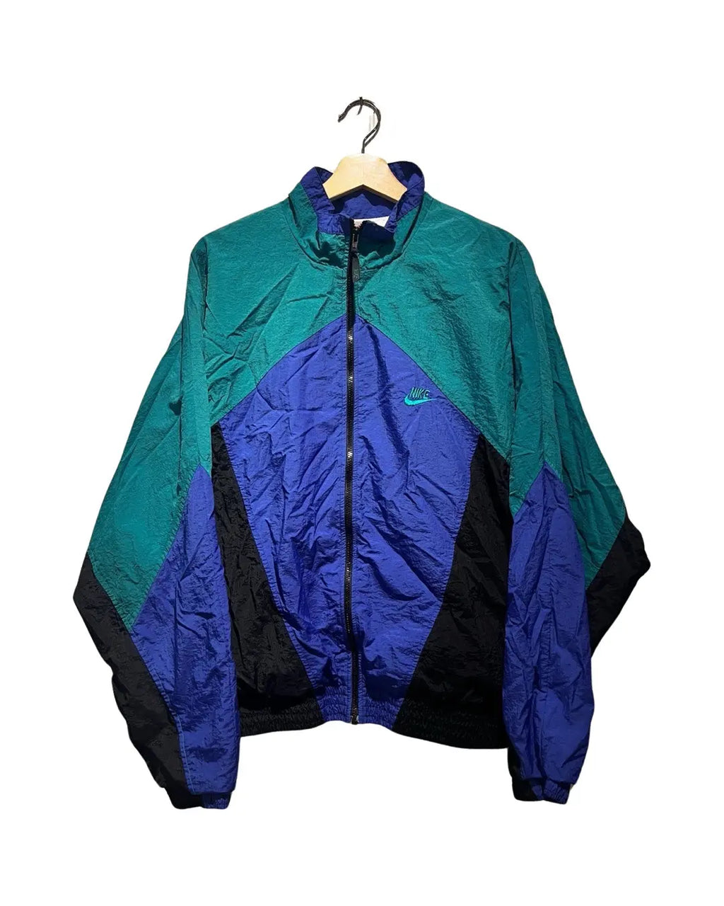 Vintage 90s Nike Seafoam Green Purple Windbreaker KIF Vintage