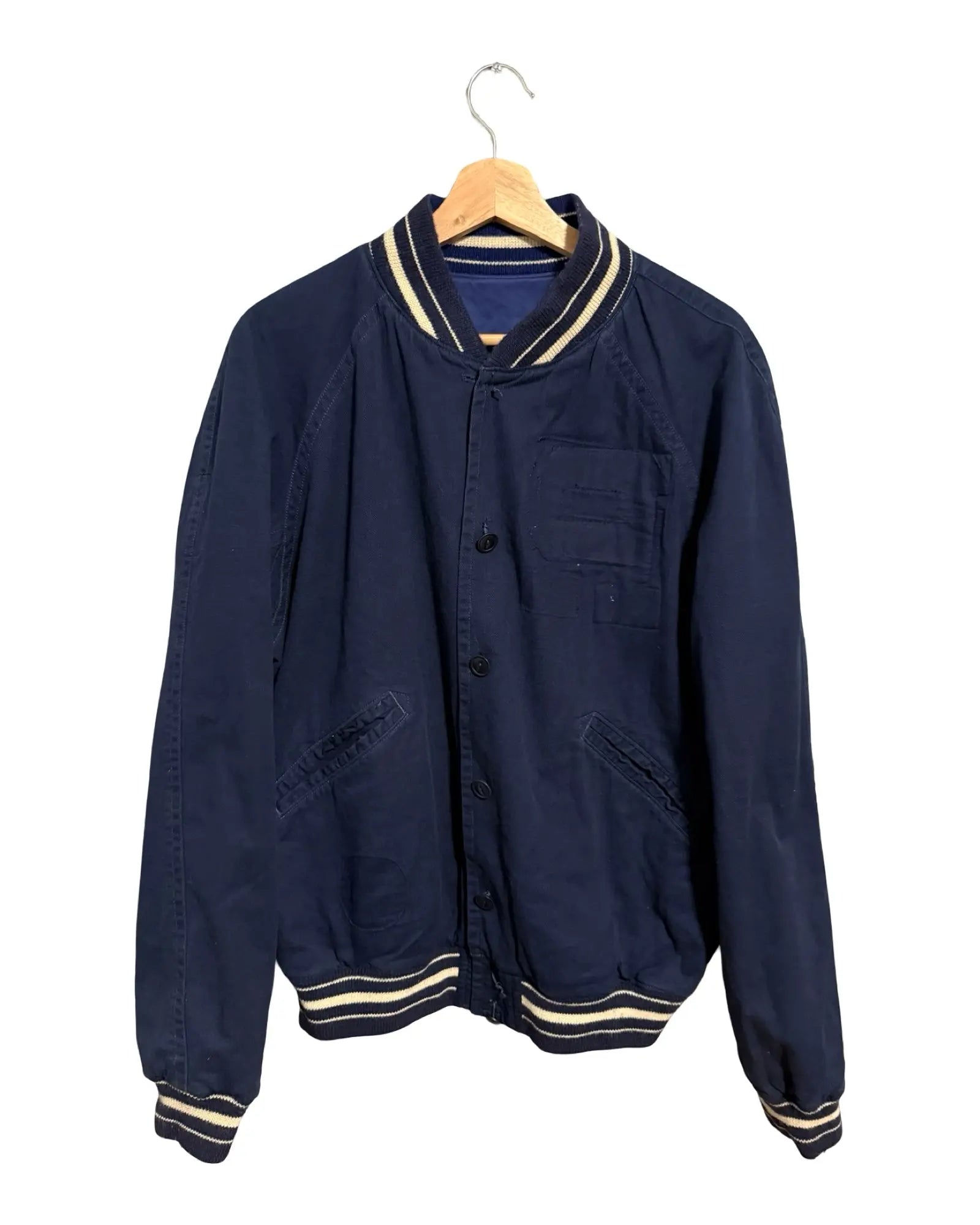 Vintage Polo Ralph Lauren NYC Reversible Letterman Jacket KIF Vintage