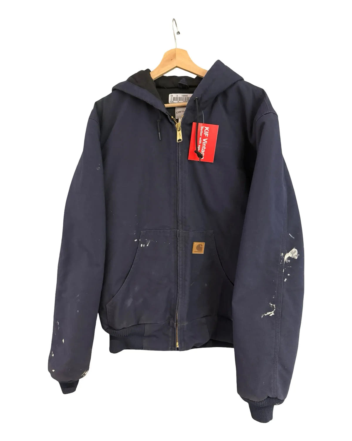 Vintage Carhartt Navy Paint Jacket 3rdStrike