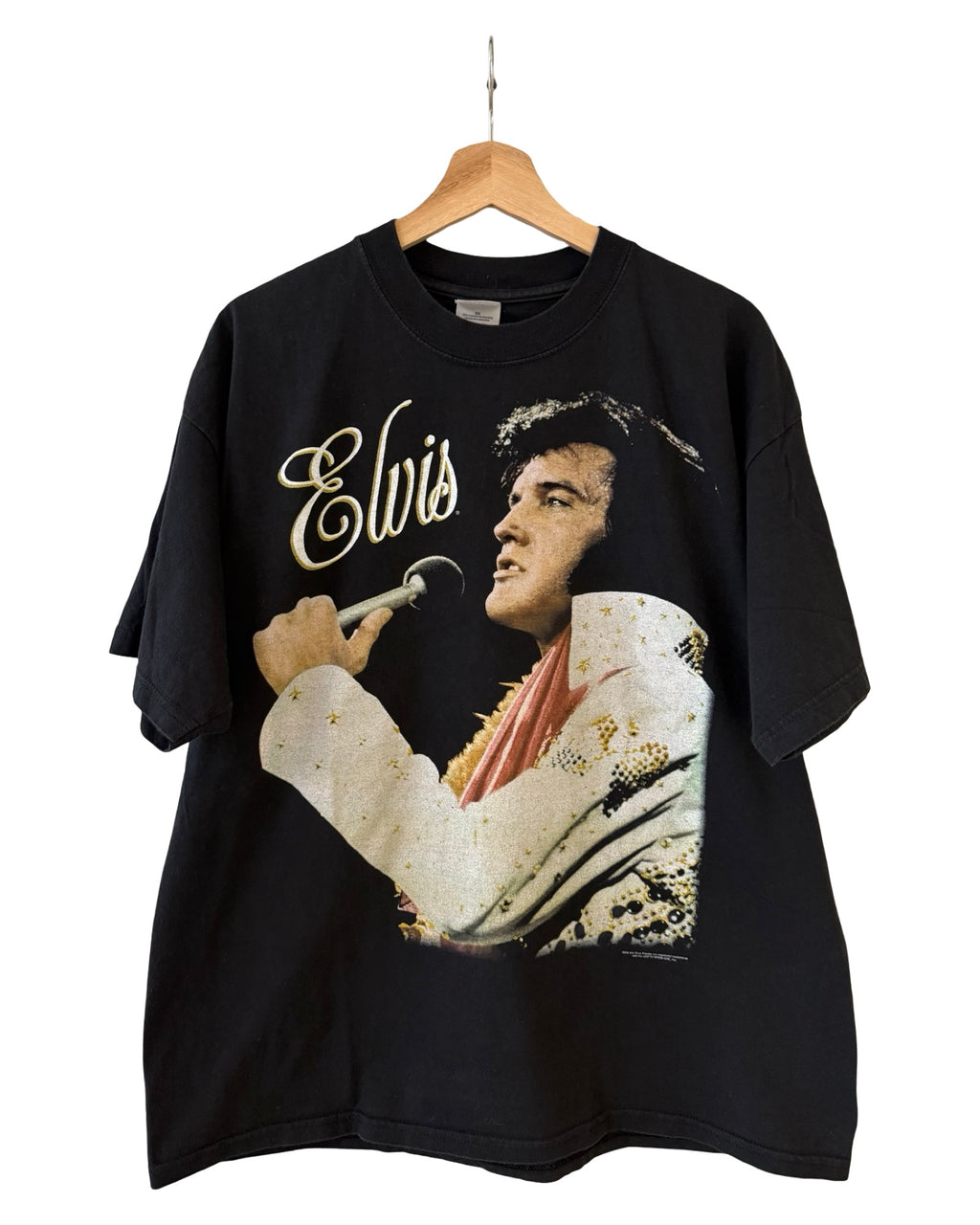 Vintage 2000 Elvis Presley Singing a Song Tee
