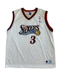 Vintage Allen Iverson 3 Philadelphia 76ers Champion Jersey