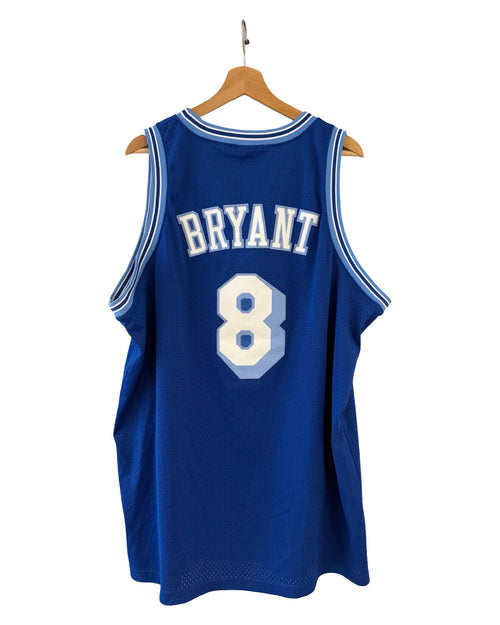 Vintage 00s Nike Kobe Bryant Los Angeles Lakers 8 Throwback Blue White Jersey