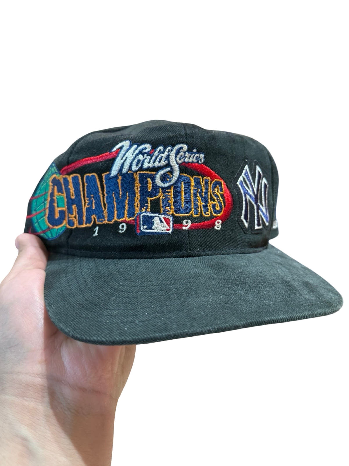 Vintage 1998 New York Yankees World Champions SnapBack Hat