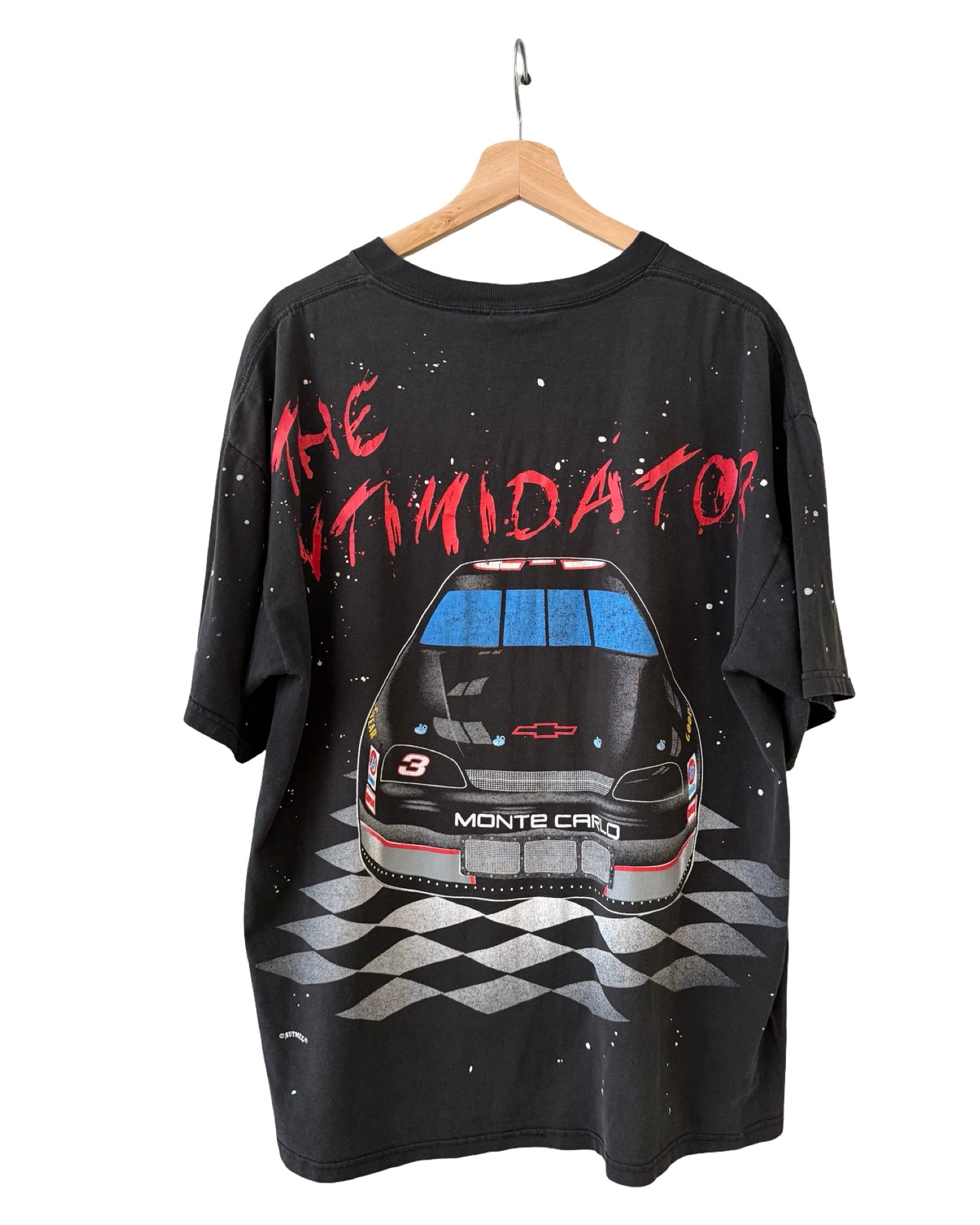 Vintage 90s NASCAR Dale Earnhardt The Intimidator All Over Print Tee