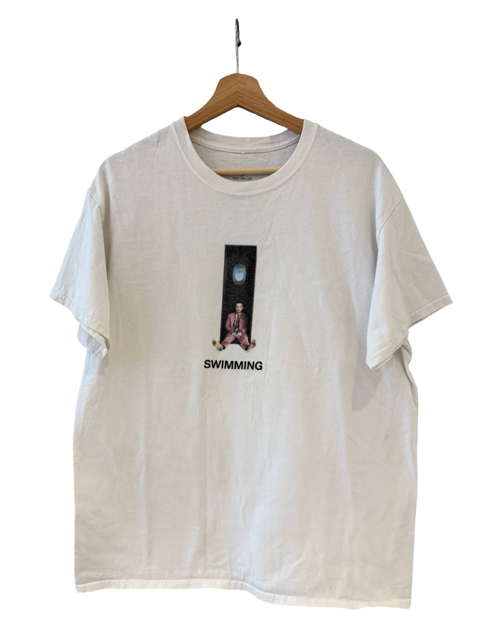Rare 2018 Mac Miller Swimming Album Promo Tee