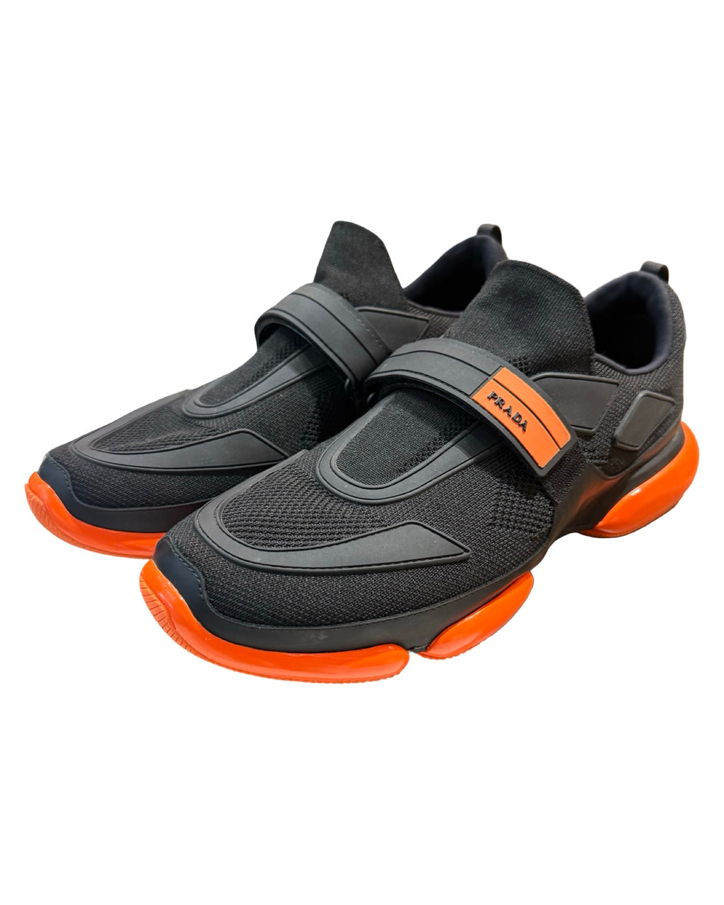 Prada Cloudbust Orange & Black Trainer Sneakers