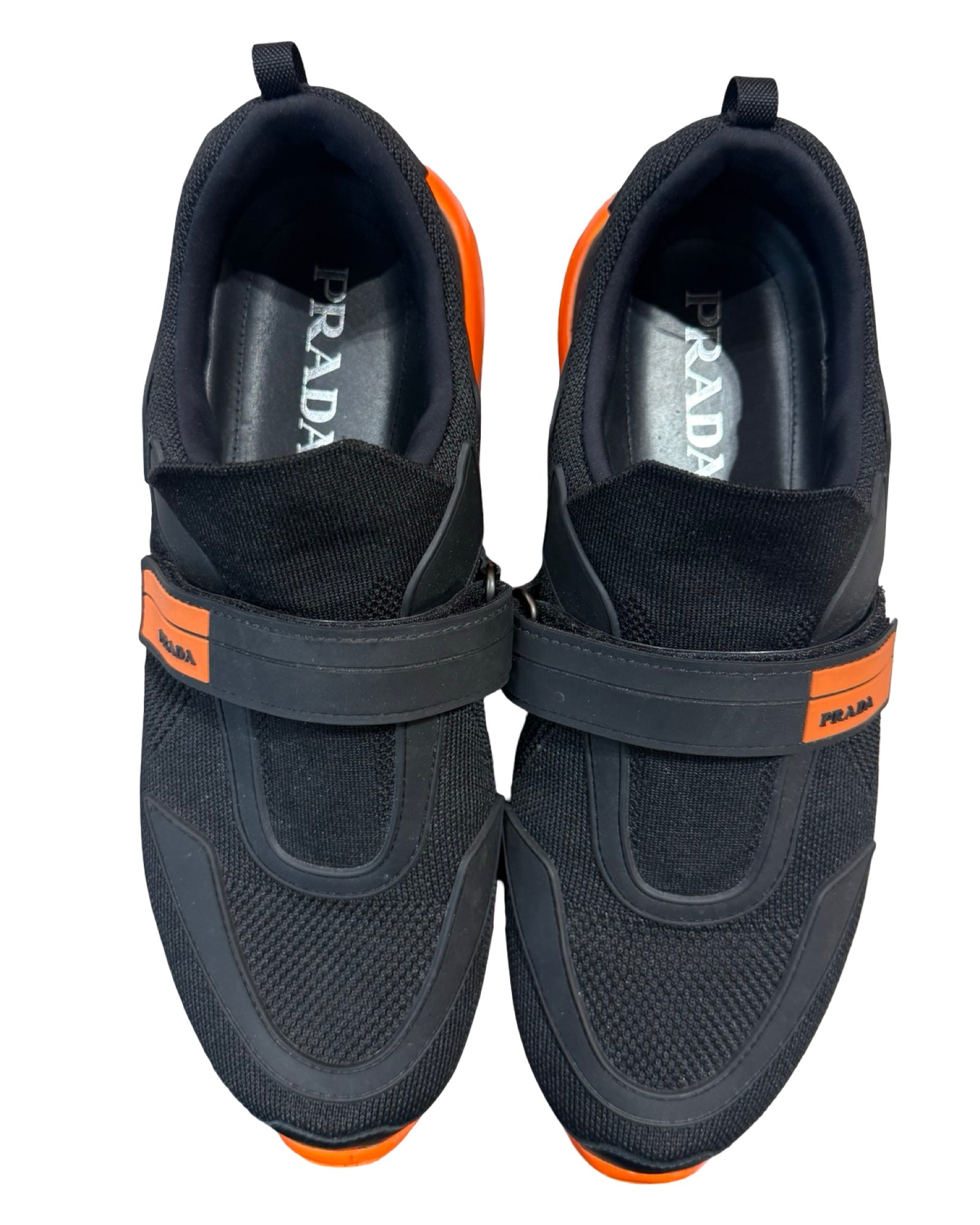 Prada Cloudbust Orange & Black Trainer Sneakers