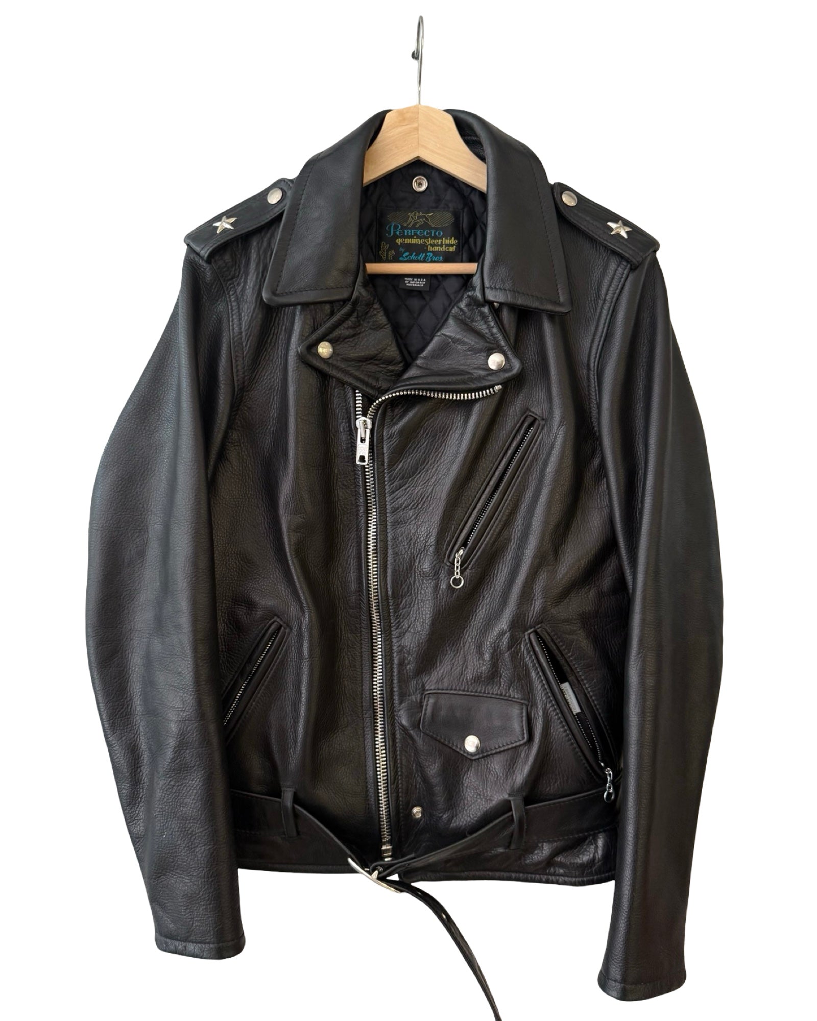 Vintage Black Sabbath Schott Perfecto Leather Jacket