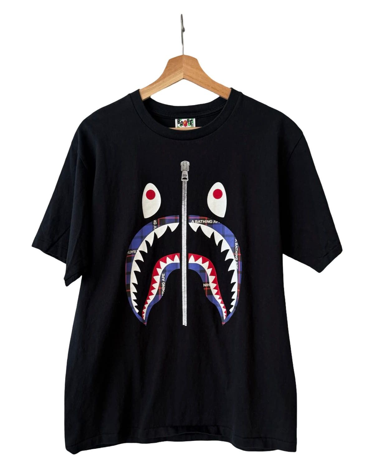 Bape A Bathing Ape Shark Zip Tee