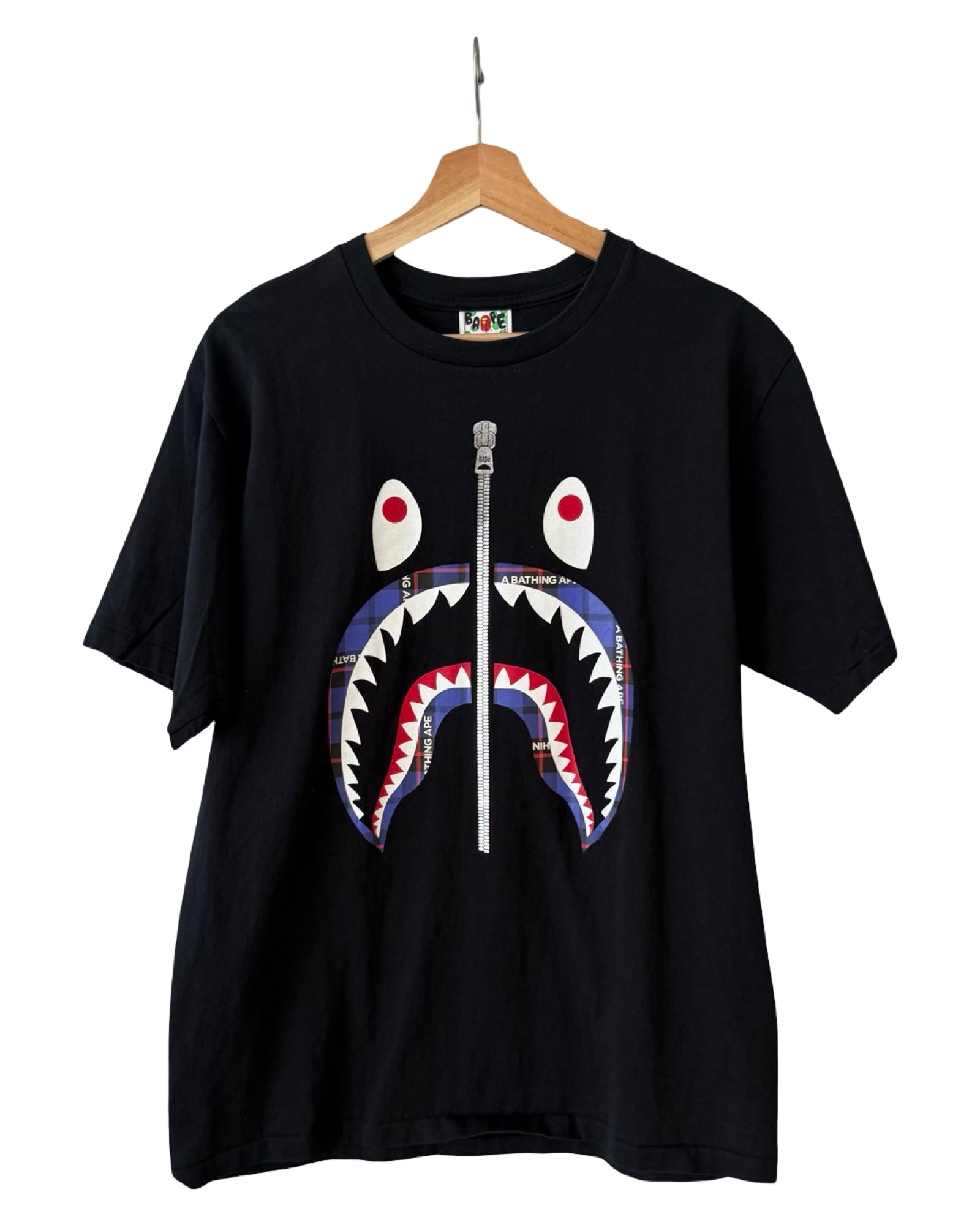 Bape A Bathing Ape Shark Zip Tee